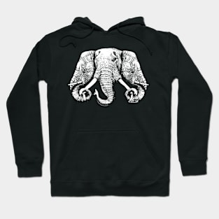 3 Headed Elephant Design Style Original Kingdom Of Laos Flag Hoodie